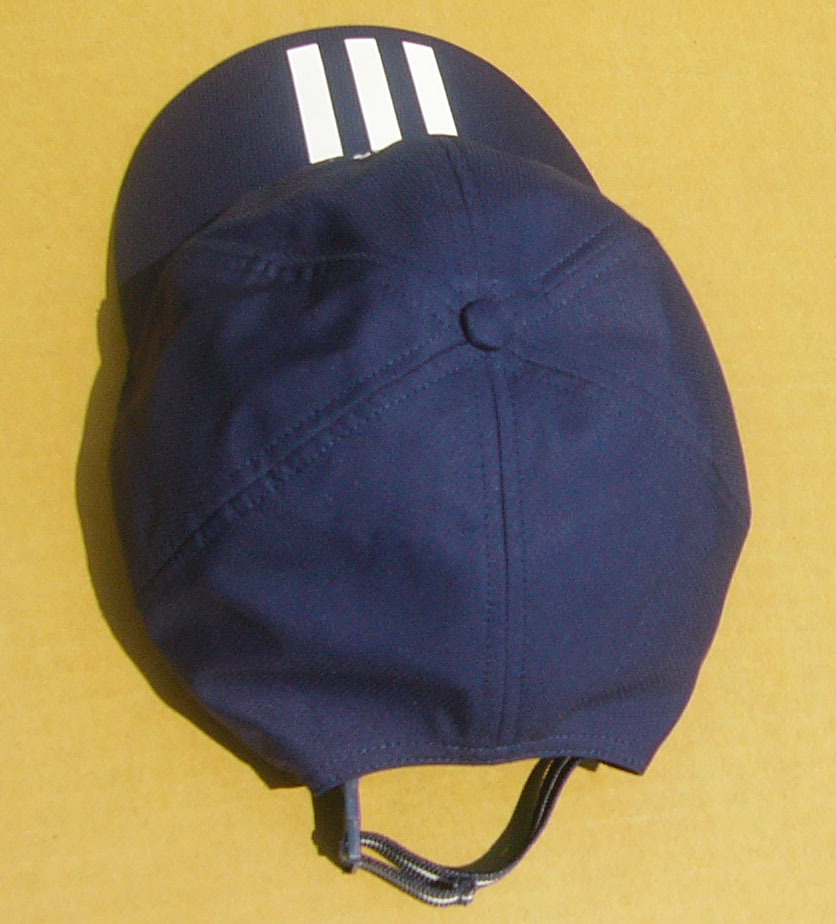 即決■adidas■軽食するタイミングにネイビーホワイトcap■■古着_画像7