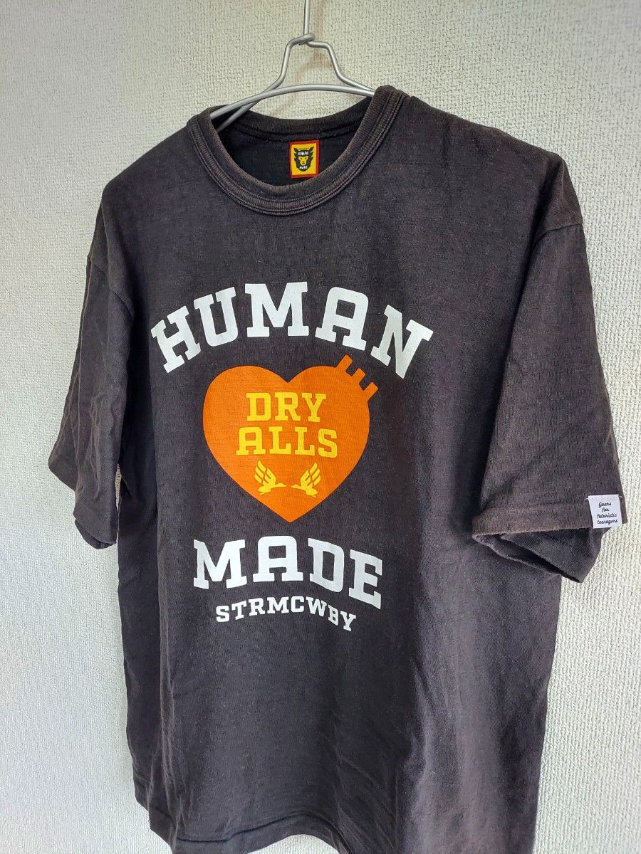 【古着】~HUMAN MADE~ 半袖 Tシャツ ブラック XL ヒューマンメイド