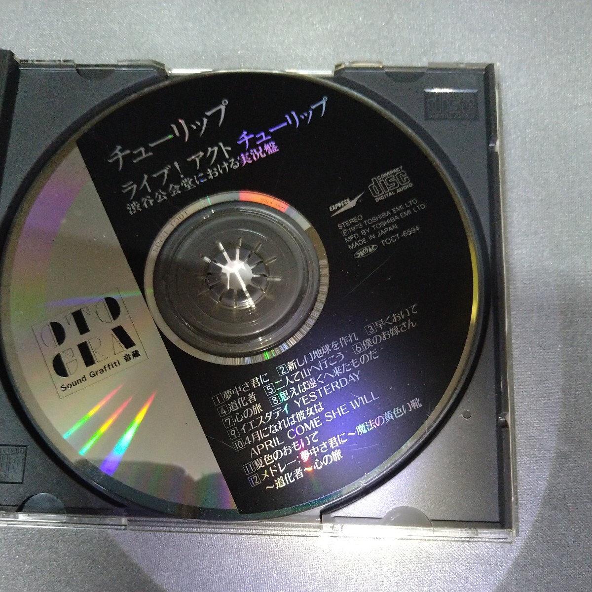 中古CD【チューリップ】　ライブ！アクトチューリップ 帯付　12曲 渋谷公会堂実況盤_画像2