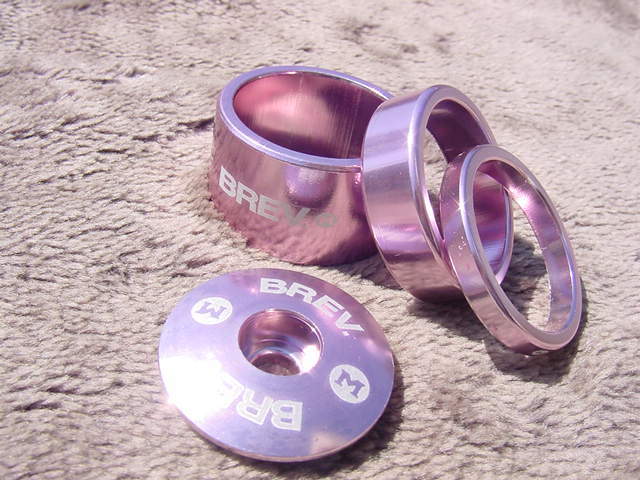 BREV.M HEAD Top Cap SPACER KIT Pink 5/10/20㎜ OS 新品未使用の画像2