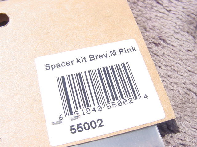 BREV.M HEAD Top Cap SPACER KIT Pink 5/10/20㎜ OS 新品未使用の画像9