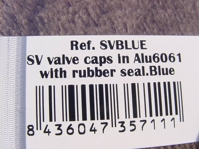 MSC schrader Valve CAP Blue 新品未使用 _画像5