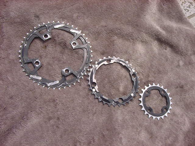 RACEFACE 46/32/22T Chainring 104BCD 9s用 CANADA製 の画像5