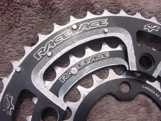 RACEFACE 46/32/22T Chainring 104BCD 9s用 CANADA製 の画像3