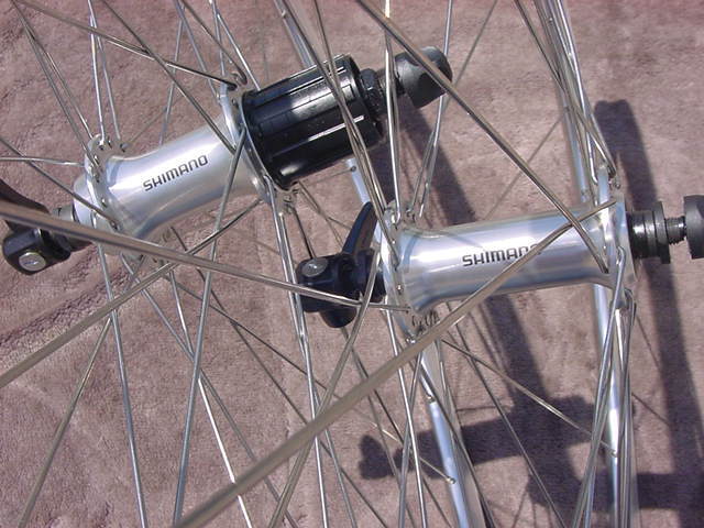 Road用 SHIMANO Tubular Wheel Set 700C 100/130㎜ 8/9/10s用 新品未使用　　_画像7