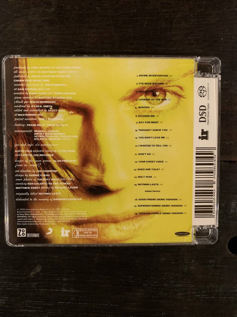 高音質盤 ハイブリッド・SACD Girlfriend マシュー・スイート matthew sweet の画像2