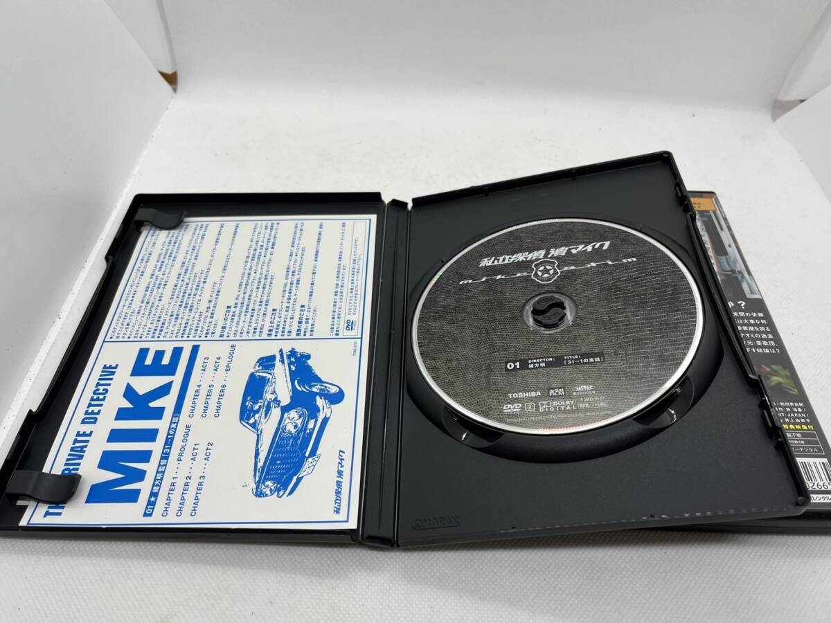 私立探偵　濱マイク　DVDボックス　初回限定特別生産　01　02　2巻セット　組立式DVD－BOX　ジャンク品_画像6