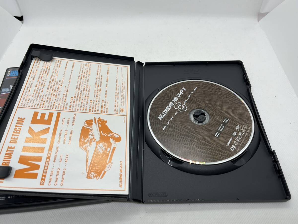 私立探偵　濱マイク　DVDボックス　初回限定特別生産　01　02　2巻セット　組立式DVD－BOX　ジャンク品_画像8