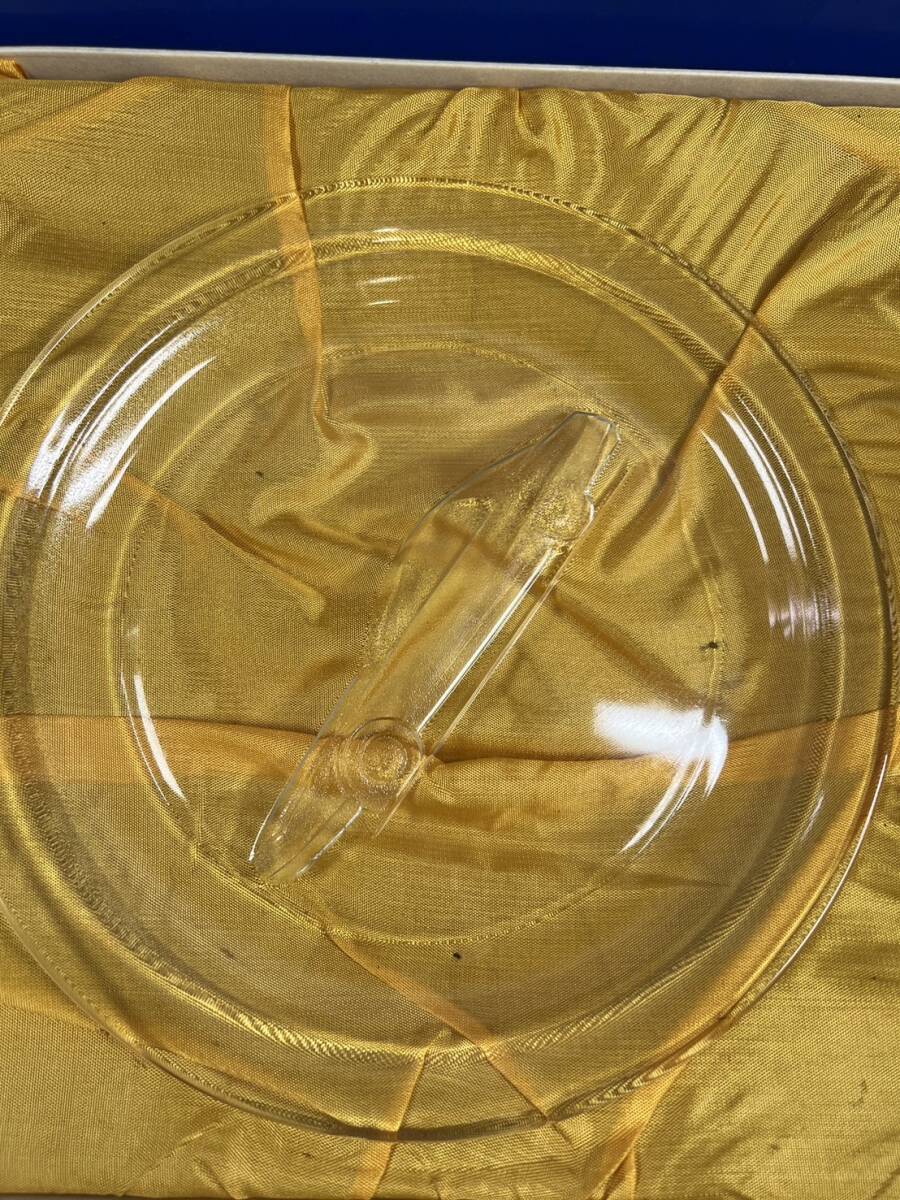 日産プリンス スカイライン イメージ カットグラス 記念品 プレート 皿の画像2