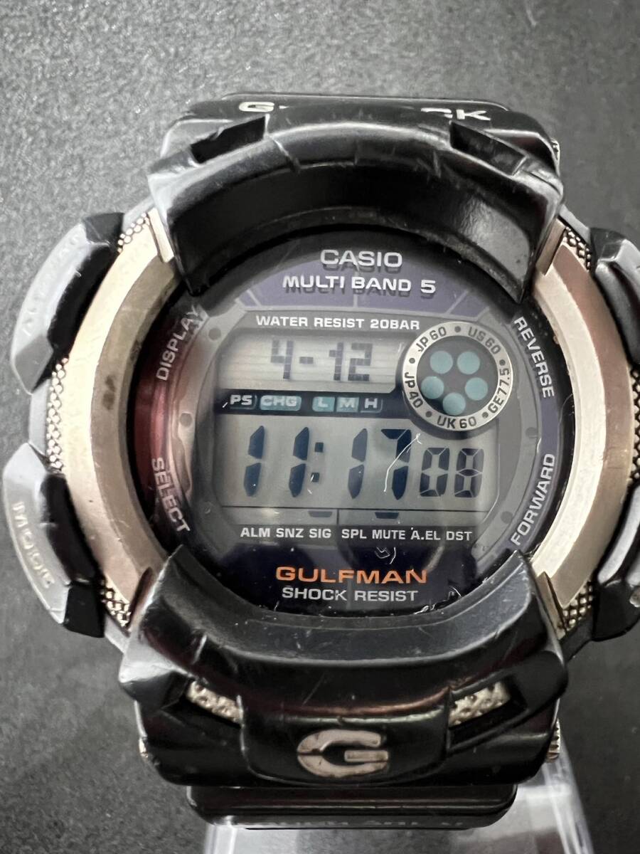 CASIO G-SHOCK 腕時計 GW-9100 GULFMAN ガルフマン カシオ 稼働品