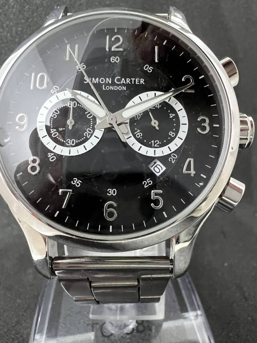 SIMON CARTER LONDON WT1608B QUARTZ 腕時計 ジャンクの画像4