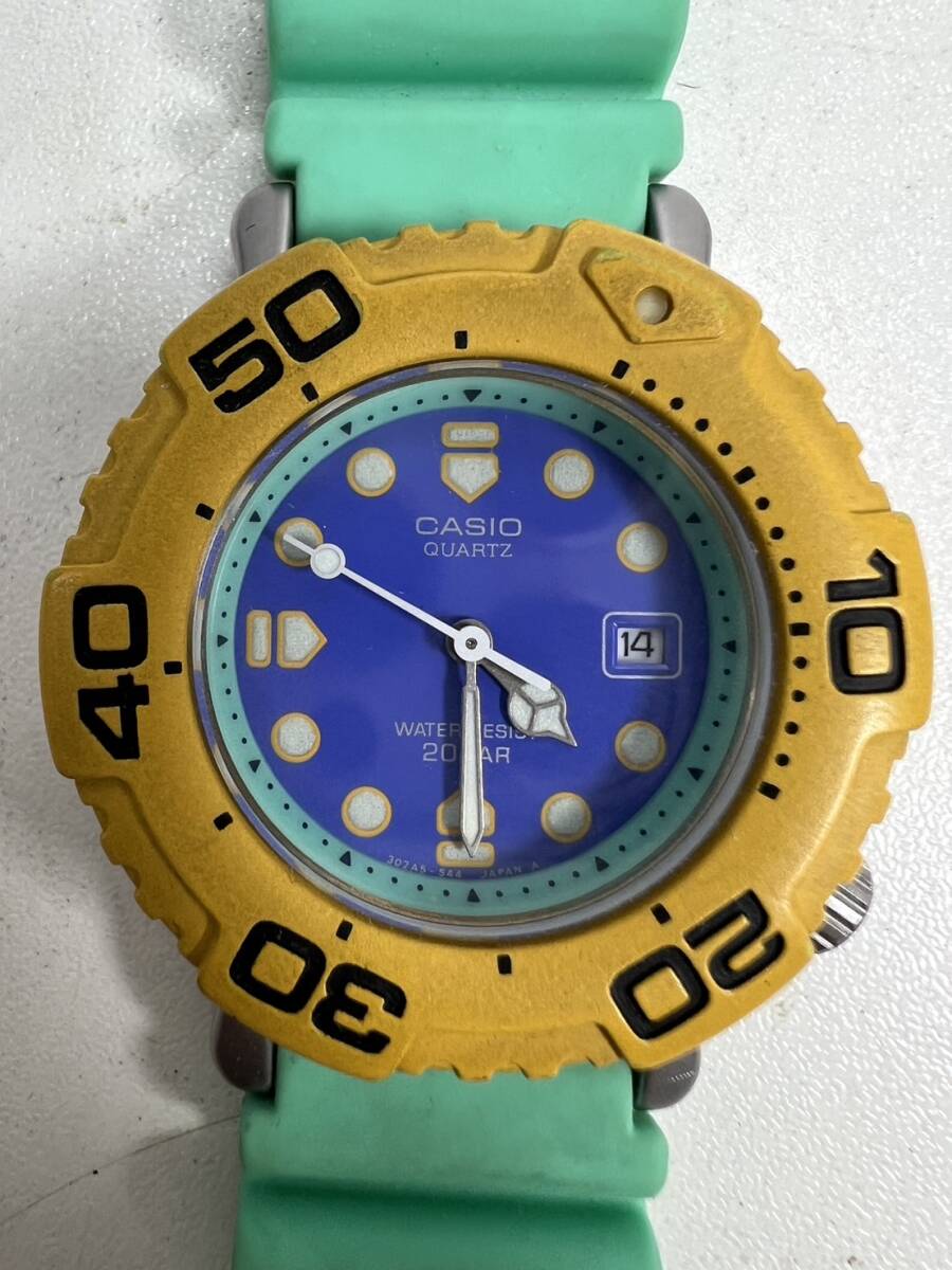 CASIO QUAETZ デイト LD-713 腕時計 カシオ ジャンクの画像2