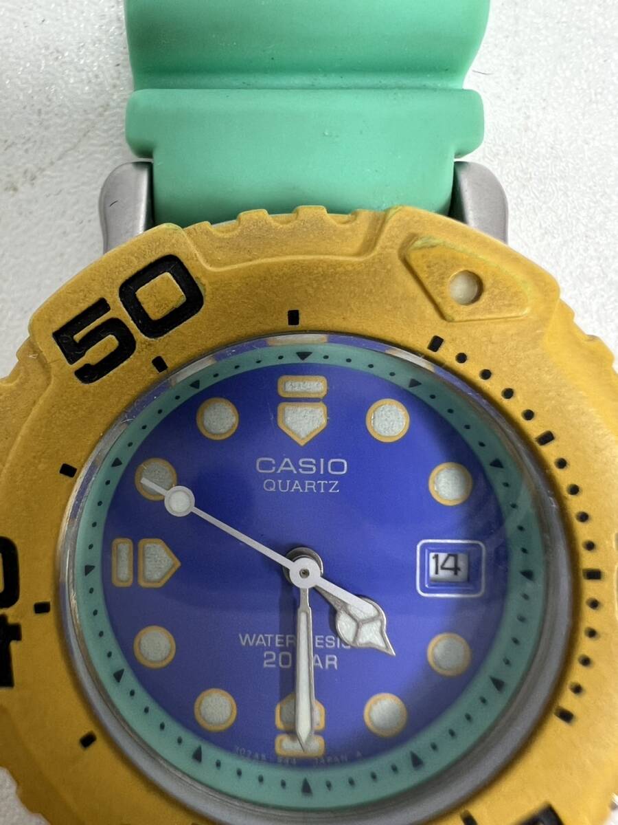 CASIO QUAETZ デイト LD-713 腕時計 カシオ ジャンクの画像3