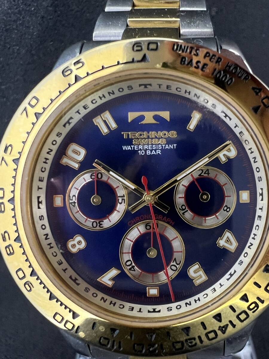 TECHNOS Tecnos TBM607 наручные часы хронограф мужской кварц наручные часы Junk 