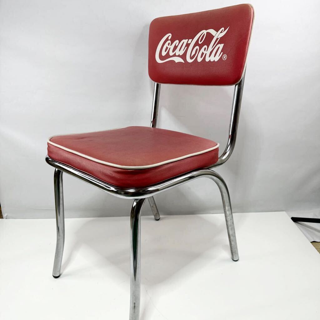 【希少品】コカコーラ COCA-COLA カフェチェア イス 椅子 西海岸 アメリカン雑貨 レトロ アンティーク (1052)_画像8