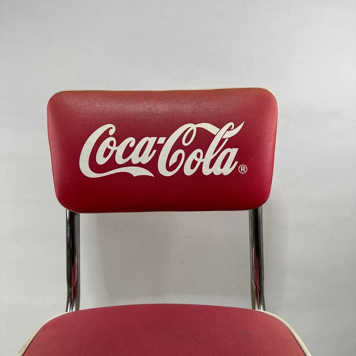 【希少品】コカコーラ COCA-COLA カフェチェア イス 椅子 西海岸 アメリカン雑貨 レトロ アンティーク (1052)_画像9
