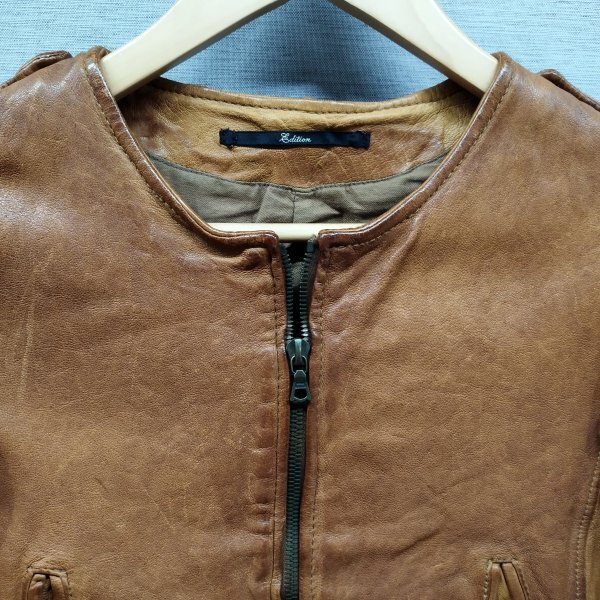 Z752 EDITION TOMORROWLAND  выпуск  ... Roland   кожа  ... цвет   пиджак   блузон   ... ...  коричневый   размер   38