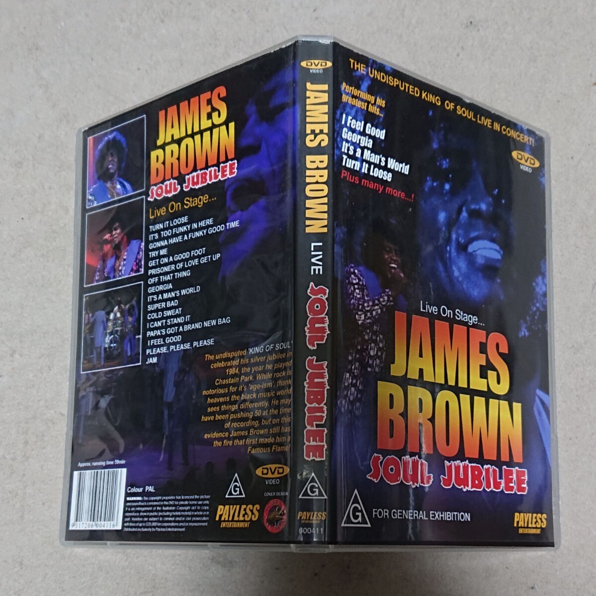 【DVD】ジェームス・ブラウン Live on Stage James Brown Soul Jubileeの画像4