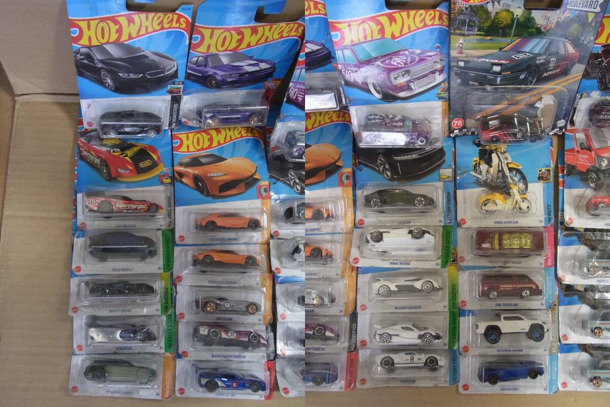 ホットウィール/HotWheels 39点 セット/まとめ AE86 アドバン/日産/トヨタ/ホンダ/バットマン/マクラーレン/テスラ等 ベーシック/ミニカーの画像2