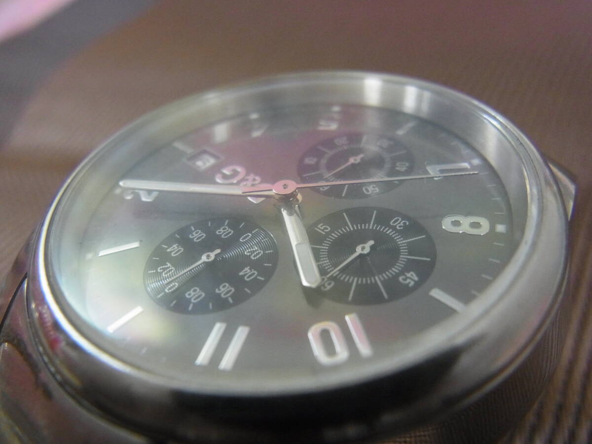 D&G ドルチェ＆ガッバーナ ドルガバ TIME タイム 腕時計 クオーツ アナログ メンズ の画像3