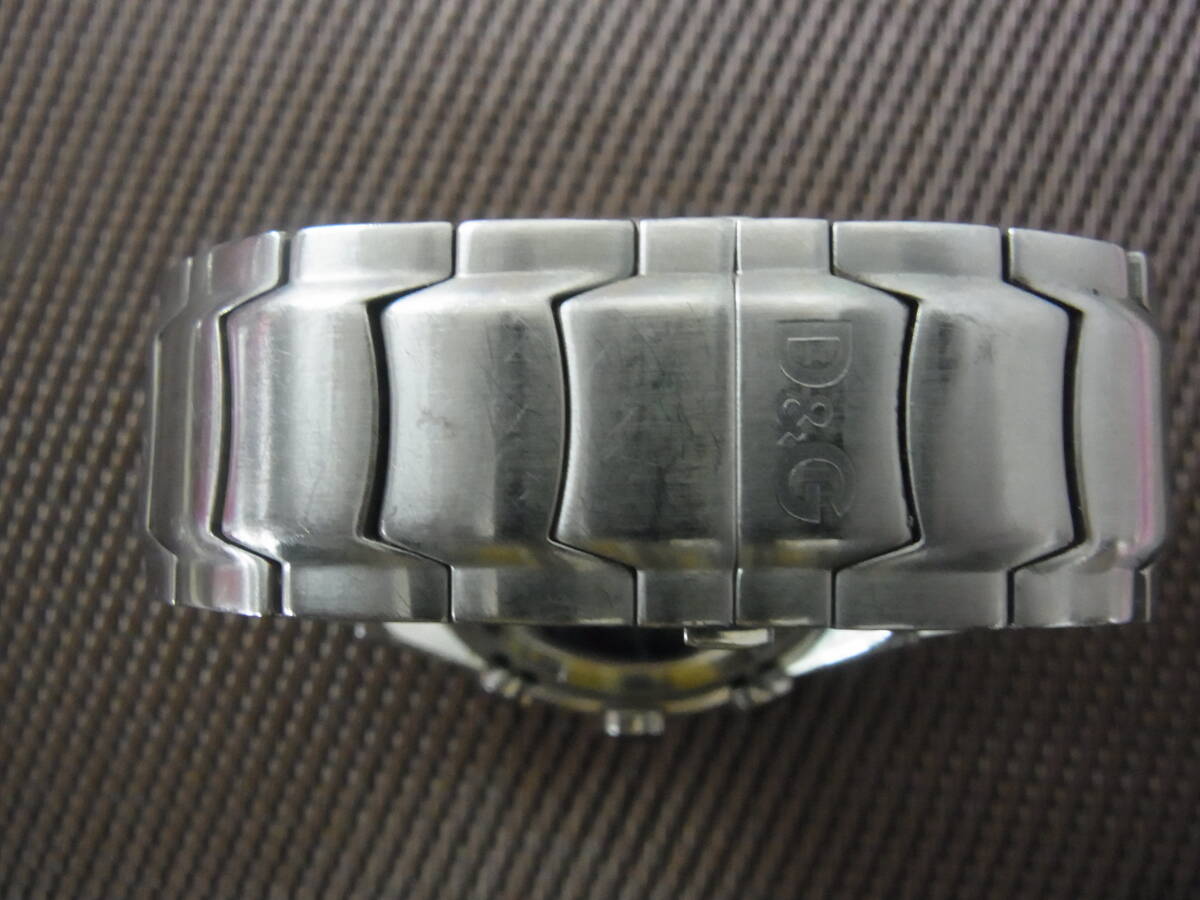 D&G ドルチェ＆ガッバーナ ドルガバ TIME タイム 腕時計 クオーツ アナログ メンズ の画像8