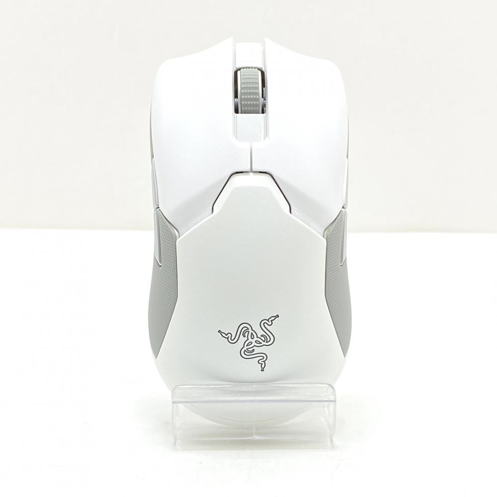 [ used ][ breaking the seal ]Razer wire / wireless ge-ming mouse VIPER ULTIMATE MERCURY WITH CHARGING DOCK[RZ01-03050400-R3M1][240095246998]