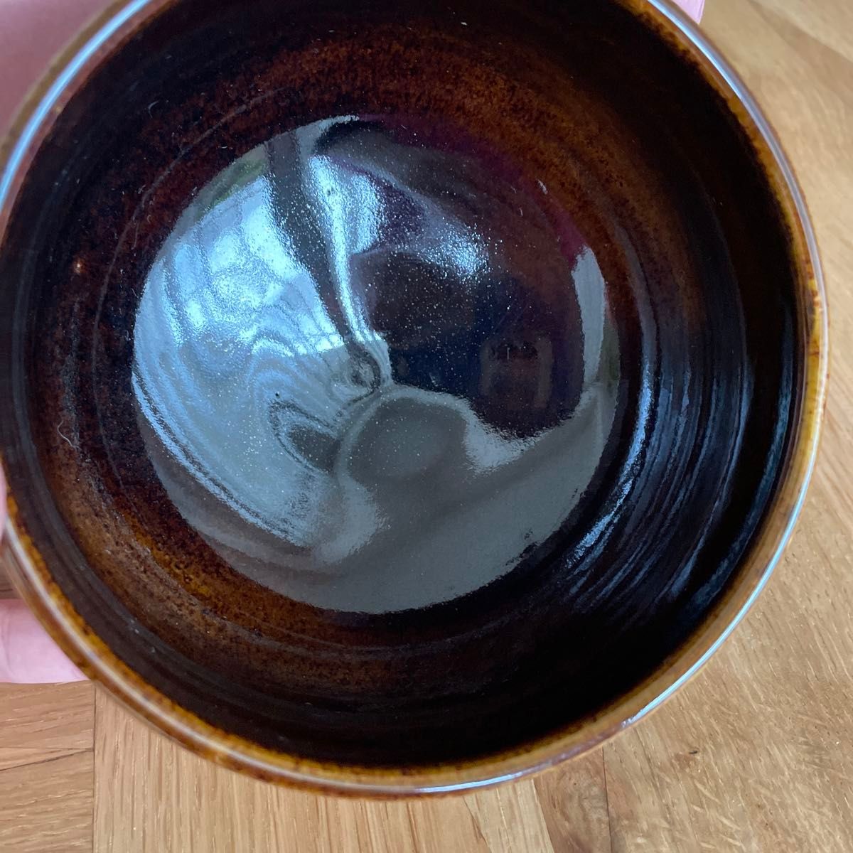 九谷焼 時正造 金彩葉 抹茶碗　抹茶茶碗　茶道具　茶碗　茶器　置物　骨董