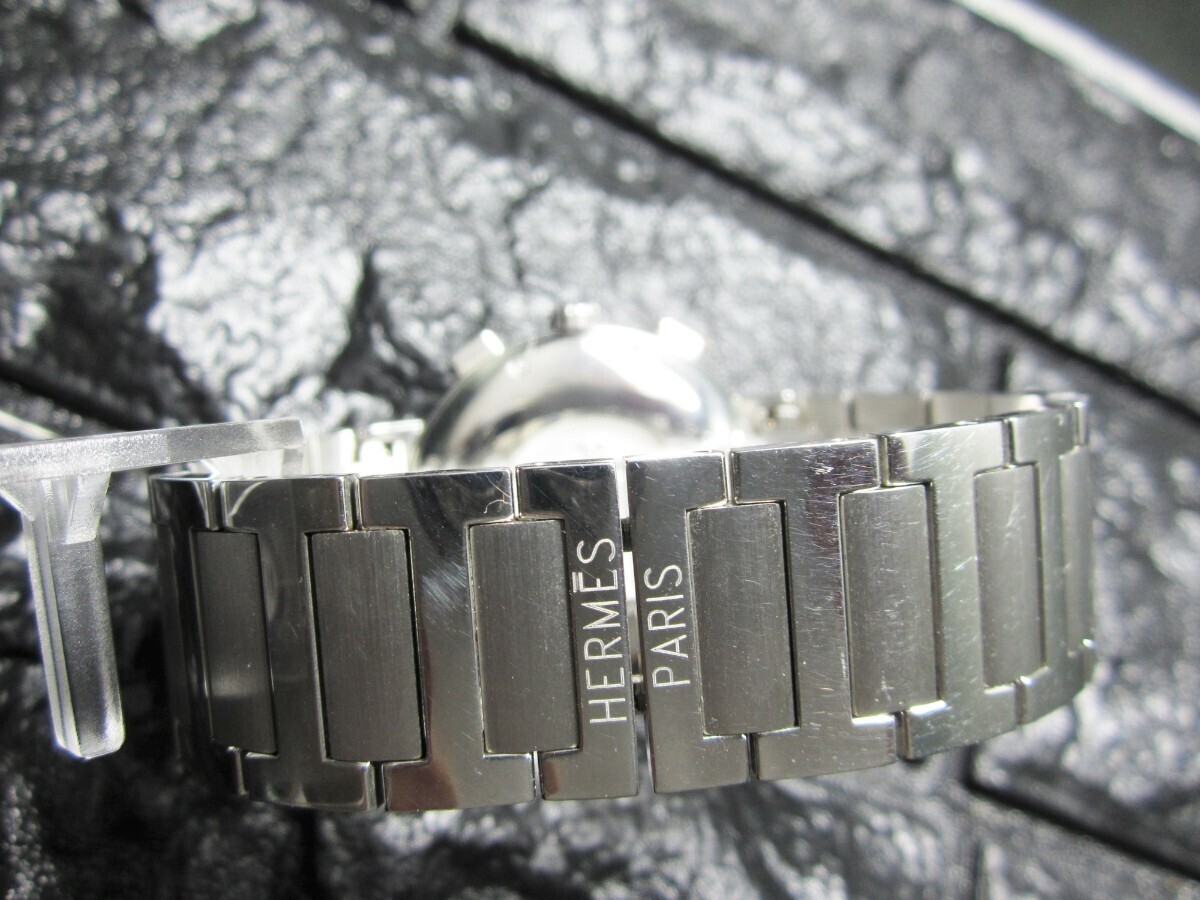 HERMES 腕時計 エルメス ノマード クロノグラフ デイト メンズの画像8