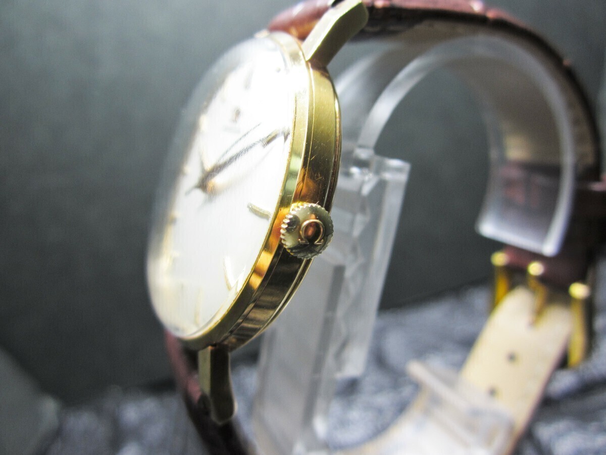 K18金無垢 オメガ OMEGA 手巻き 腕時計 メンズの画像8
