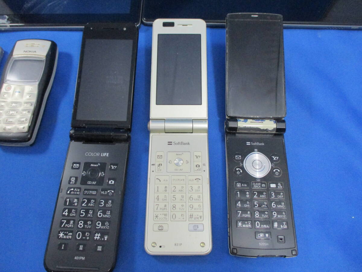 ジャンク品　タブレット2台/スマホ1台/ガラケー4台　VIVIMAGE/VANKYO/arrows M03/NOKIA/920SH/401PM/831P【1575】_画像5