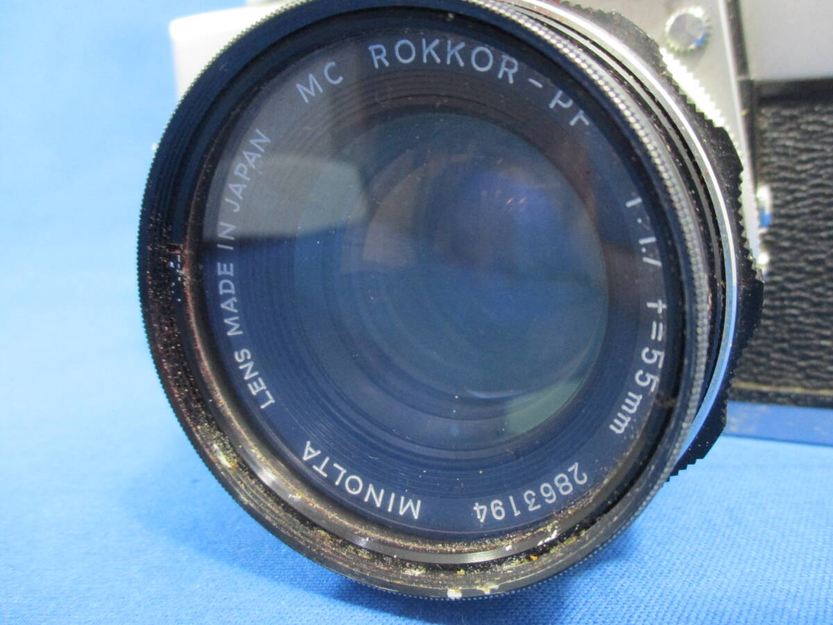 minolta SRT 101 MC ROKKOR-PF 1:1.7 f=55mm ミノルタ フィルムカメラ 「＃1932」_画像4