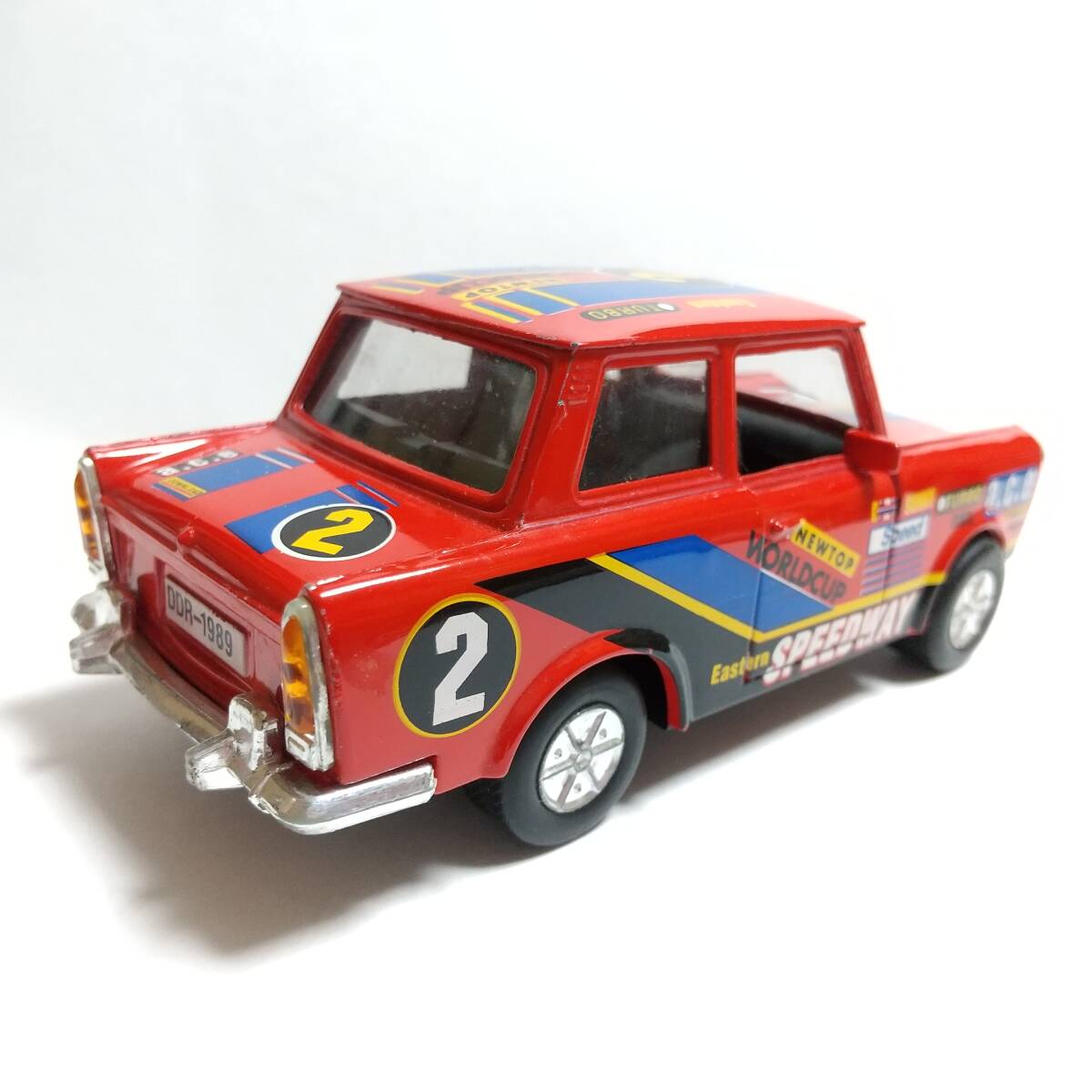 ミニカー プルバックカー/トラバント ドイツ車/サニーサイド /ジャンク品_画像5