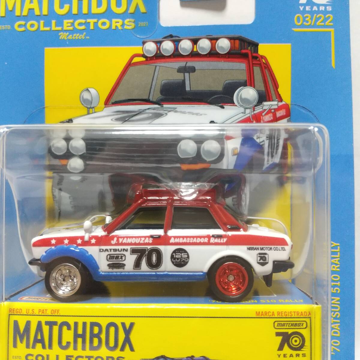  Matchbox MATCHBOX /*70 Datsun 510 Rally / Nissan Nissan Bluebird / collectors 