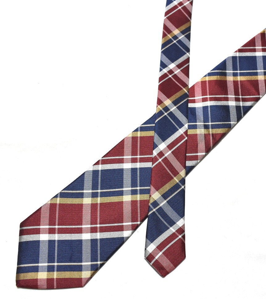 B472* Burberry necktie check pattern *