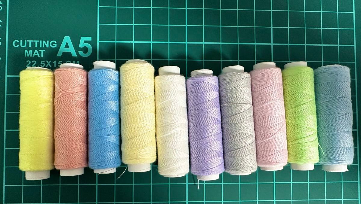 カラー糸 刺繍糸 100m 10色セット 手芸 縫製 ハンドメイド材料
