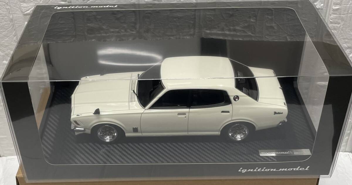 イグニッションモデル NISSAN Bluebird U 2000GTX G610 日産 ニッサン ブルーバード ホワイト 白 1：18 注目 ９９円スタートの画像3