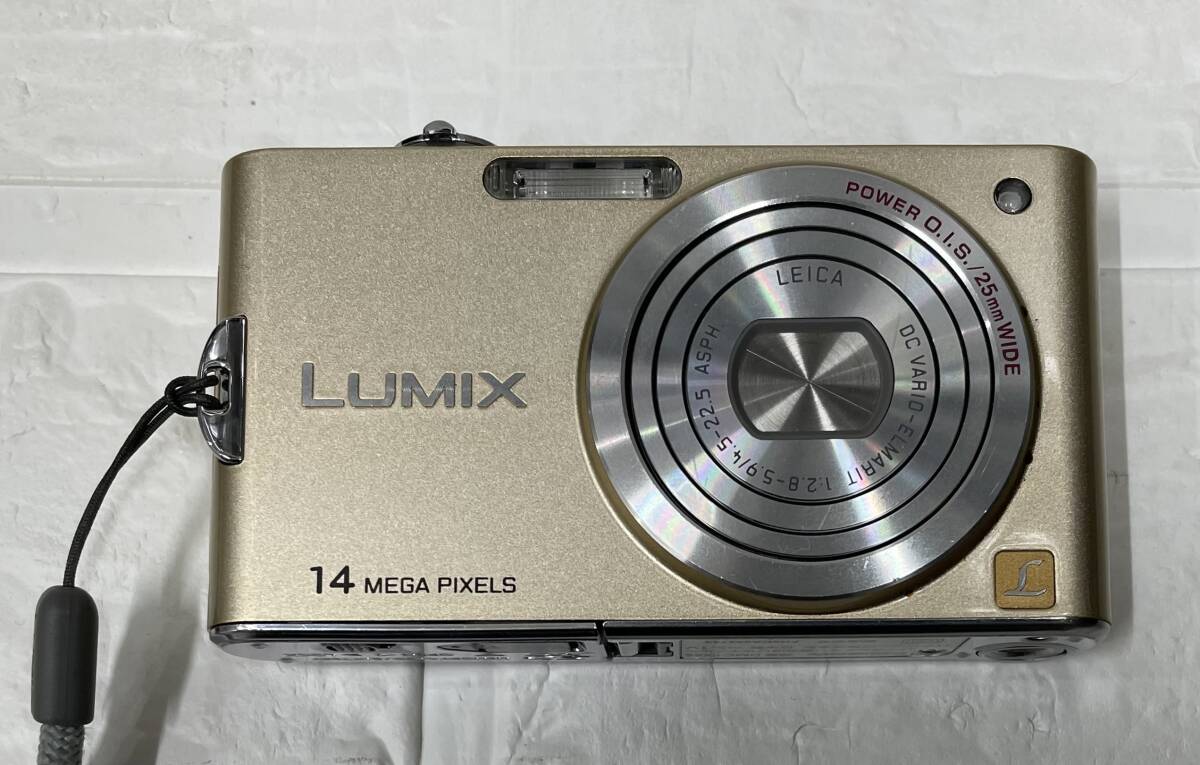 Panasonic DMC-FX66 LUMIX ゴールド パナソニック ルミックス デジタル カメラ デジカメ 注目 ９９円スタート_画像2