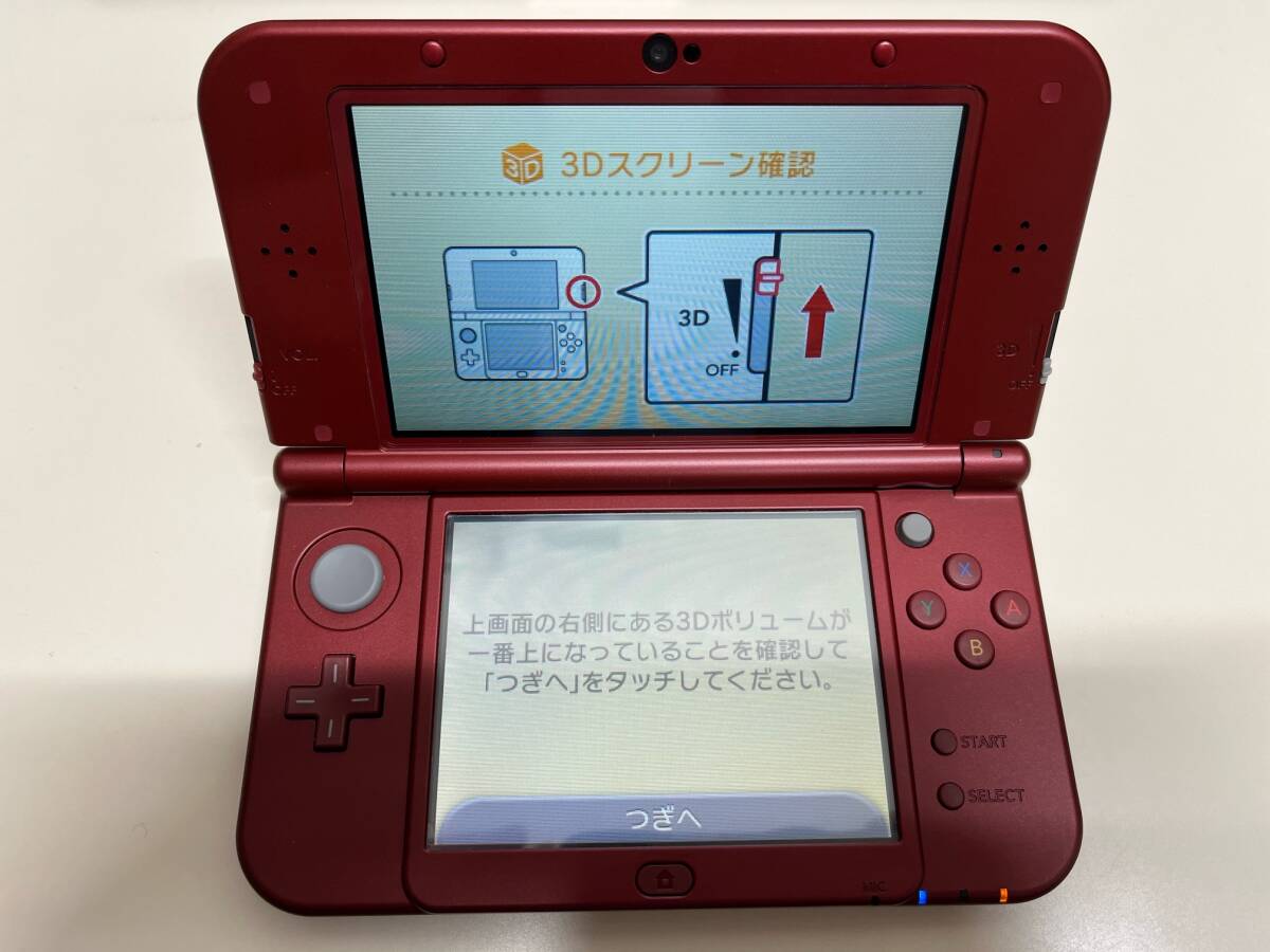 Nintendo ニンテンドー 3DSLL RED-001 ゲーム機本体 レッド 初期化済 爆安 99円スタート_画像1