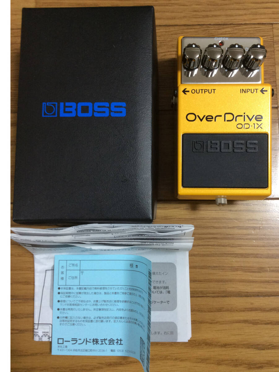 BOSS OD-1X オーバードライブ 中古美品の画像2