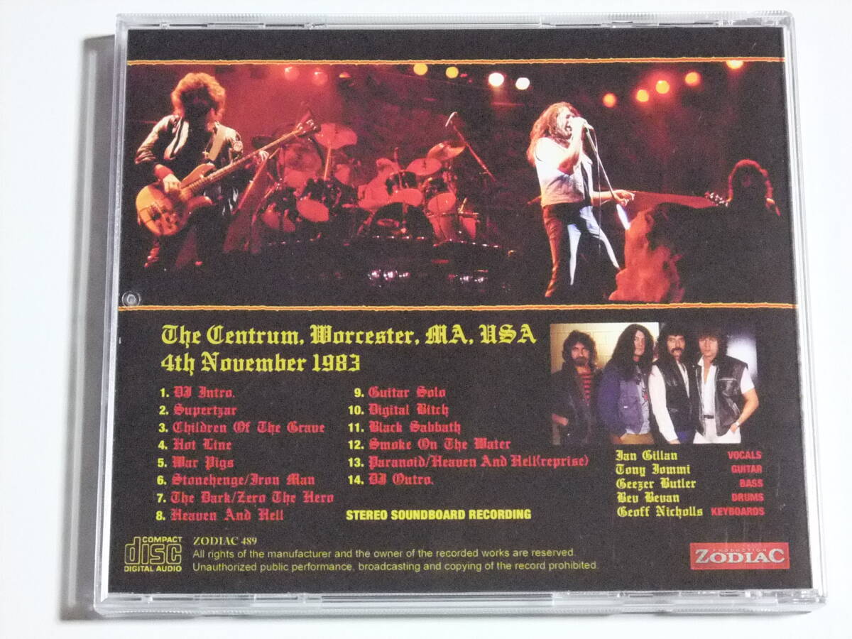 CAPTURED LIVE 1983: PRE-FM MASTER / BLACK SABBATH プレスCDの画像2