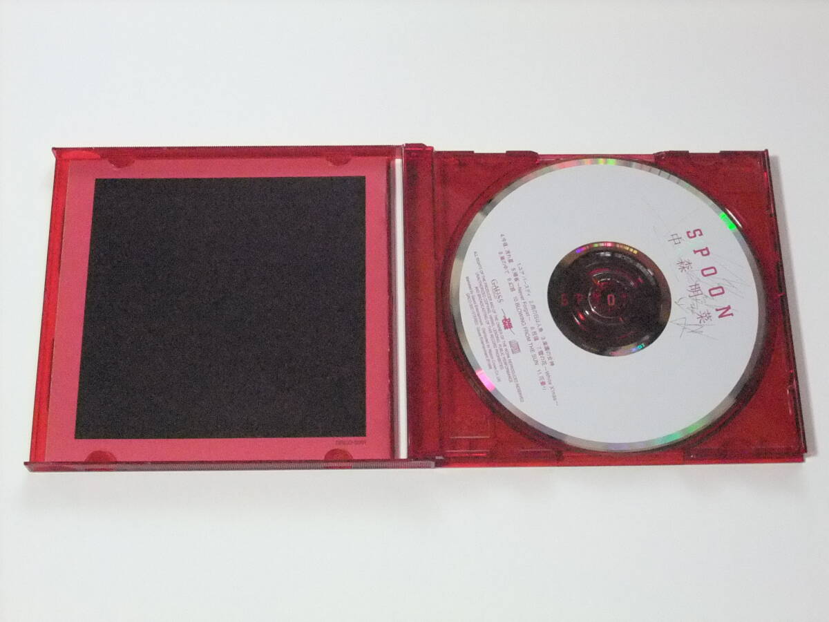 レア 美品 帯付 スプーン / 中森明菜 初回盤CDの画像3