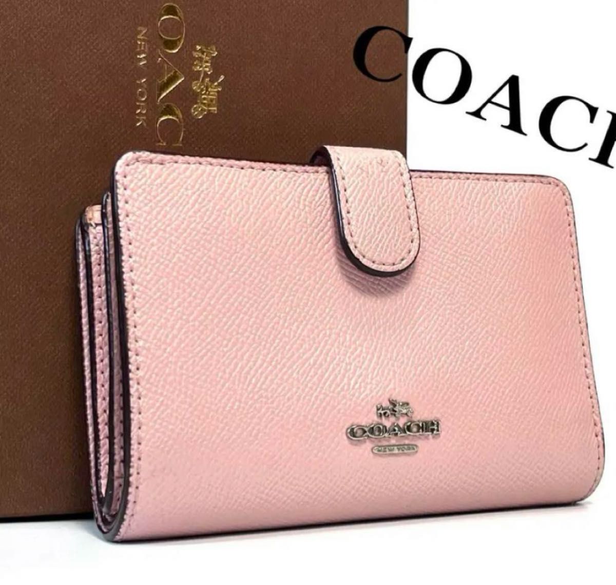Coach 女性のための美しいピンクの財布