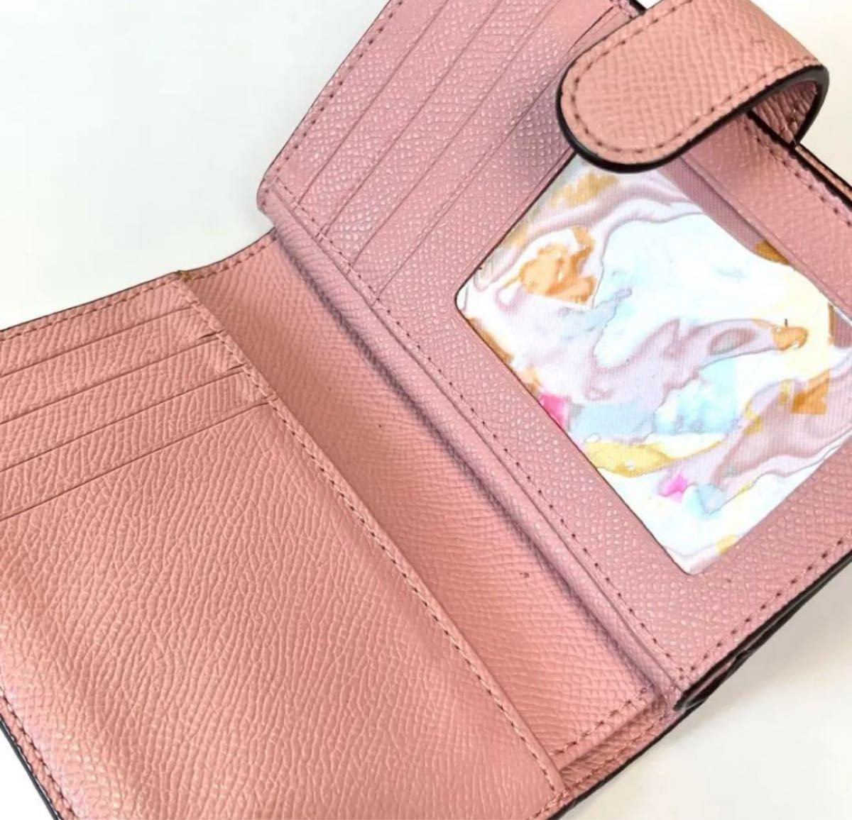 Coach 女性のための美しいピンクの財布