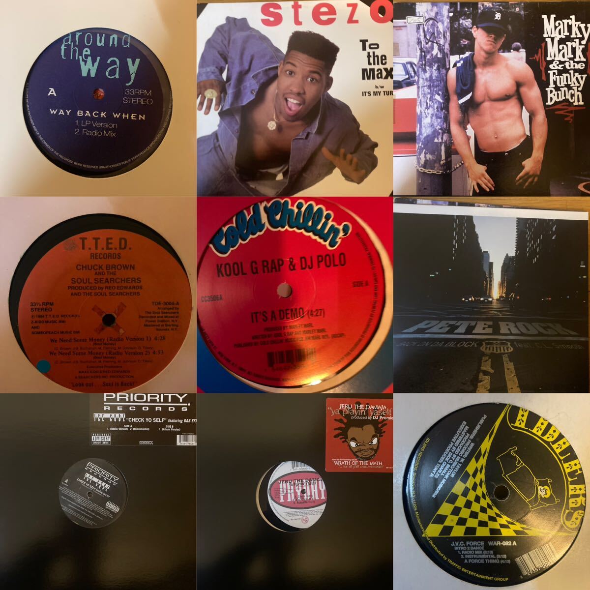 80枚セット 90's 00's hiphop R&B アングラ ミドル クラシック dj koco muro pete rock ditc premier jazz funk soul discoの画像3