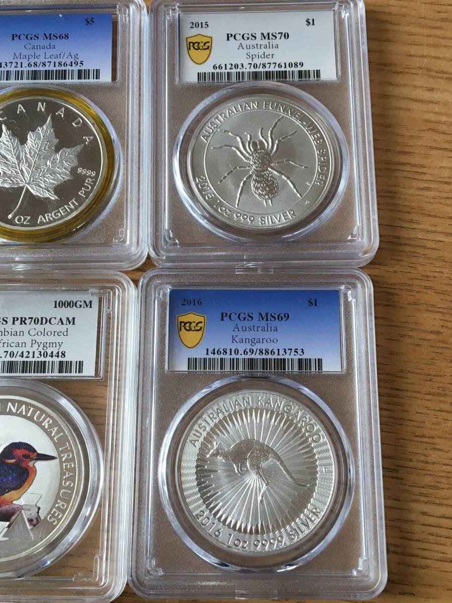 SJ30)収集品③世界記念銀貨コイン、メダル 1オンス 色々 10枚の画像3