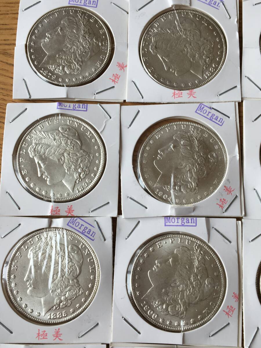 SJ40)アメリカ古銭 モルガン・ダラー コイン28枚 貨幣コレクター放出品！の画像2