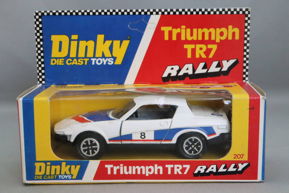 【当時物】ディンキー 207 トライアンフ TR7 ラリー（Dinky 207 Triumph TR7 Rally）1/43スケール、イギリス製_画像1