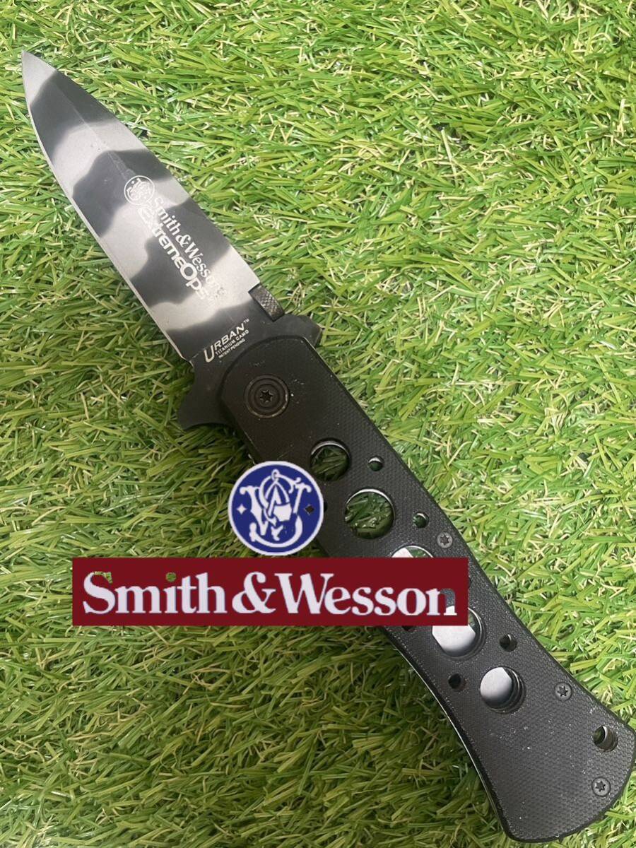 Smith&Wesson #728 ExtremeOPS フォールディングナイフ 折りたたみナイフ _画像1