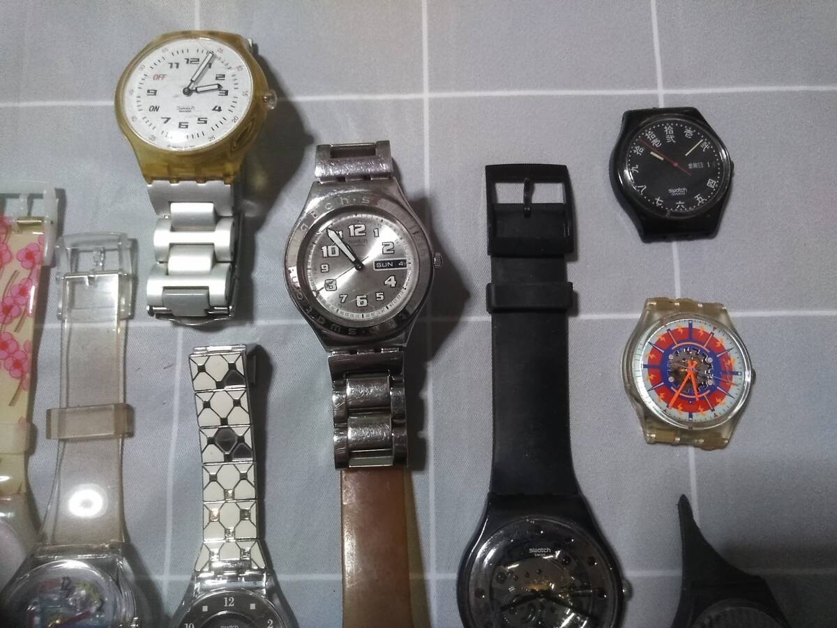 Swatch スウォッチ 腕時計 まとめ売り 21本 メンズ レディース ジャンク_画像8