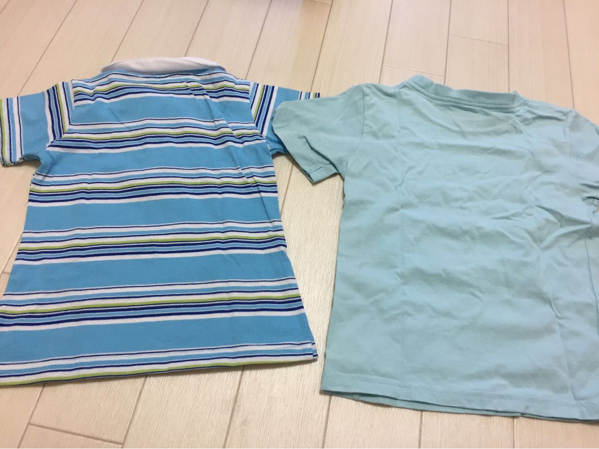 110 西松屋 半袖 2枚 tシャツ ポロシャツ Tシャツ 男の子 トップス